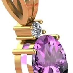 sidharth gems 12.00 Ratti 11.00 Carat Natural Quality Katela Amethyst Gold Pendant/Locket Gemstone (Top AAA+) Quality for Men and Women(GGTL Lab Certified)-picture-36