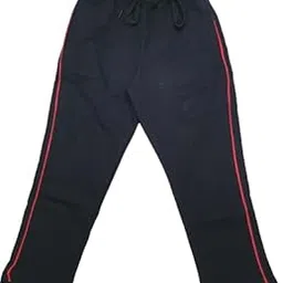 Regular Fit Track Pant for Boys | Casual Wear Cotton Blend Joggers, Track Bottoms with Drawstring Elastic Waistband, Exercising/Running Sweatpants (Black)-picture-57