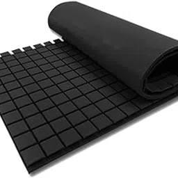 DEVICE OF URBAN INFOTECH Acoustic Foam 6x3 Ft. Turbo Acoustic Foam Panels Sheet High Density Sound Proof Foam for Wall Room Noise Reducer Sound Absorber Acoustic room Treatment (Pack of 1, Black)-picture-19