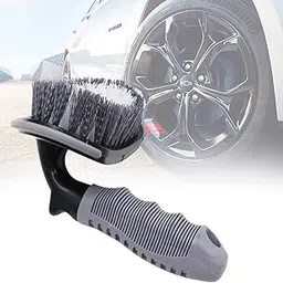 T-Type Car Tyre Cleaning Brush Scrubber with Antislip Handle Multi-Functional Tire Wheel Rim Hub Washing Cleaner - Pack of 1-picture-68