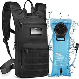 NOOLA 3L Hydration Backpack, Water Backpack with TPU Water Bladder, Hydration Pack for Men Women, Perfect for Hiking, Biking, and Hunting, Black-picture-60