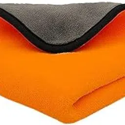 FIXSMITH Microfiber Cleaning Cloths, 40x40cm, Reusable, All Purpose Cleaning Towels for Housekeeping, Kitchen, Car, Lint Free and Reusable Microfiber Towels Orange Pack of 1 (600GSM)-picture-18