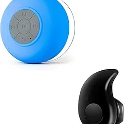 Rambot Combo Pack of 2 Items - Waterproof Shower Bluetooth Speaker, S530 Bluetooth Headset (1 Year Warranty)-picture-37