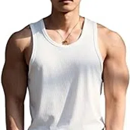 rockwell Men’s Premium Cotton Vest – Sleeveless Gym Undershirt | Breathable, Stretchable & Skin-Friendly Innerwear for Everyday Comfort | Pack of 1-picture-40