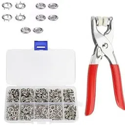 GANARTI Premium Snap Buttons Kit – 100 Sets 9.5mm Metal Fasteners in 10 Colors with Hand Pliers Tool, Five-Claw Copper Buckles for Sewing, DIY Crafts, Baby Clothes, Hats, Bibs & Rompers (Multicolor)-picture-30