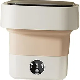 Foldable Mini Washing Machine 6.5L Compact Small Washer for Travel Underwear-image-64