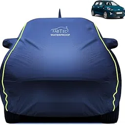 FABTEC Premium Waterproof Car Body Cover for Hyundai Grand i10 All Weather Protection Car Cover Scratch Proof with Mirror and Antenna Pocket (Navy Blue)-picture-40