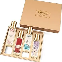 Eau De Parfum Gift Set for Women | BLOSSOMS, WILD FIRE, SEA NYMPH, DAMSEL Perfume Set | Long Lasting Fragrance (4 x 20ml Each)-picture-49