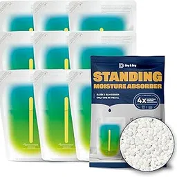 Dry & Dry [8 Box Moisture Absorber & Musty Odor Eliminator Boxes to Control Excess Moisture for Basements, Closets, Bathrooms, Laundry Rooms.-picture-53