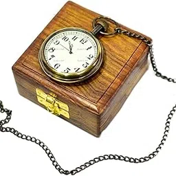 sailor's art Personalised Antique Look Brass Globe Pocket Watch 2" Unique Gift Unique Gift-Home Décor Item, Royal Pocket Watch-Vintage Watch-picture-31