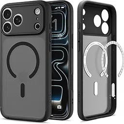 Spigen Ultra Hybrid MagFit Back Cover Case Compatible with iPhone 17 Pro (TPU + Poly Carbonate | Frost Black)-picture-24