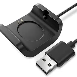 TUSITA Charger Compatible with Xiaomi Huami Amazfit Bip S / 1S / A1805 / A1916 - USB Charging Cable 3.3ft 100cm - Smartwatch Accessories(Black)-picture-18