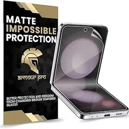 ArmourPro Matte Screen Protector for Samsung Galaxy Z Flip 5 (6.7 Inches) Nano Membrane Case Friendly Full Edge to Edge Screen Coverage & Installation Kit-picture-10