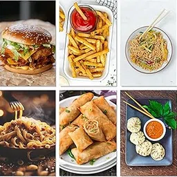 ESCAPER Paper Wall Decor - Bakery, Cafe, Pizza, Fast Food, Chinese, Cake Posters (Jumbo 6 Pack, 12 x 18 inch)-picture-10