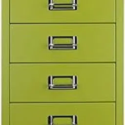 Bisley 6 Drawer Steel Under-Desk Multidrawer Storage Cabinet, Green (MD6-GR)-image-29