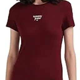 tommy hilfiger Women's Cotton Printed Slim Fit T-Shirt-picture-16