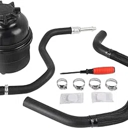 Merishopp Power Steering Fluid Reservoir and Hose Line Set for E38 E39 Style B-picture-13