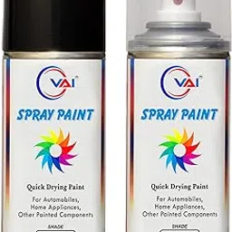 VAI Touch Up Spray Paint Compatible for DIAMOND WHITE & Primer surfacer white For Mahindra Scorpio, Bolero, Xylo - 450 Ml Pack of 2-picture-19