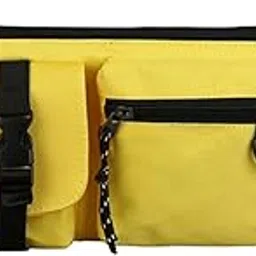 ZAPORA Waist Packs Men's Shoulder Slanted Bag New Big Capacity Retro Women Pure Color Oxford Cloth Crossbody Chest Bag Casual Ladies Waist Pack (Color : Hortel�)-picture-44