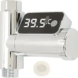 Vikye Digital Thermometer, LED Display Water Shower Thermometer Rotatable Screen, Baby Bath Water Temperature Measurement Waterproof Easy to Read-picture-10