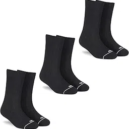 dynamocks Men & Women Crew Length Socks (Combo Pack of 3 Pairs; Multicolour, Combed Cotton; Anti Odour) Free Size (Shoe Size India/UK 7-12)-picture-28