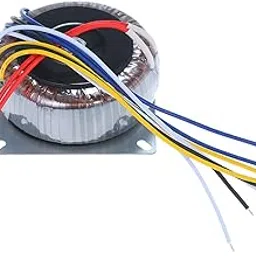 F FABOBJECTS® 200W Toroidal Transformer Pure Copper Single Phase One-phase Power Supply Transformer for Tone Preamplifier o CD Player Speaker Circuit Protection AC to AC 12-picture-52