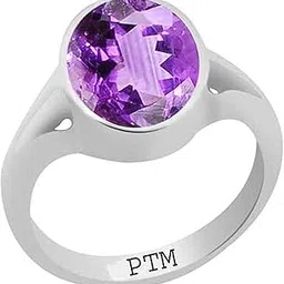925 Sterling Silver Amethyst/Kathela 3.25 Ratti or 3 Carat to 10.25 Ratti or 9.35 Carat Astrological Real Gemstone Bis Hallmark Ring for Men & Women-image-29