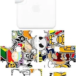 AtOdds - Compatible for Apple USB-C Power Adapter (67W) - Charger Skin Wrap (StickerBomb)-picture-12