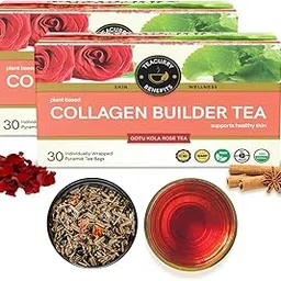 TEACURRY Collagen Builder Tea (2 Month Pack | 60 Tea Bags) - For Skin, Hair, Nails (With Vitamin C, Biotin)-picture-21