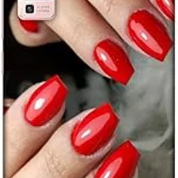 Printed Mobile Back Hard Case Cover for vivo X50 | Red Nails, Nail Paint, Makeup, Girly -2314-picture-45