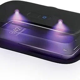 Homedics UV Clean Portable Sanitizer – Rechargeable UV Light Sanitizer and Sterilizer Box - Kills 99.9% of Airborne Contaminates, Fits Masks, Makeup Brushes, Glasses, Cell Phones, Keys, Black-picture-23