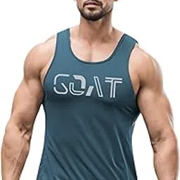 3colors 3Colours RGB Men's Active Wear Sleeveless Tank top, Gym Vest, Leisure wear -Goat CCUT-picture-10