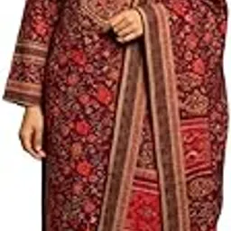 probasic Women's Printed Winter Cotton Kurta Set with Dupatta-Suit-07-Maroon-picture-19