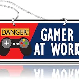 exciting Lives - Gamer At Work Wall Hanging - Amazing Gift For The Gamers - Gift for Diwali, Christmas Day Brother's Day - for Friends, Brother, Boyfriend, Husband - Wooden-picture-40