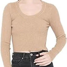 camey Women Woolen Winter Full Sleeve Round Neck top|Sweater-picture-23
