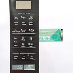 Able MC2846SL Microwave Oven Membrane Touch Keypad (Black)-picture-33
