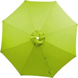 TRENDIVIBE Patio Umbrella Canopy High Density Outdoor Table Umbrella for Pool Deck Yard Green 200cm-image-64