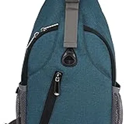 Glamex Crossbody Sling Backpack Sling Bag Travel Hiking Chest Bag Daypack, Compact Design for Daily Use & Outdoor Activities (teal blue)-image-83