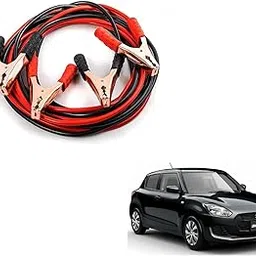Kozdiko Heavy Duty Auto Jumper Cable Battery Booster Wire Clamp with Alligator Wire Emergency Car Battery Charging Booster Cables Compatibile with Maruti Suzuki Swift (4018-Present)-picture-33