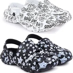 pampy angel Combo Pack of 2 Slipper/Flip Flops/Slides/Clogs/Sandals for Men (Cl-Guday Vs Cl-AllStar)-picture-13