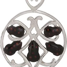 ananth jewels 925 Sterling Silver BIS Hallmarked Pendant with Chain for Women-picture-12