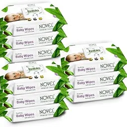 NOVEL Baby Wipes 72 Sheets With LID Pack of 9 (648 Wipes)-picture-12