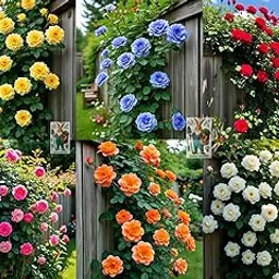 EARTH HOPPER® Climbing Rose Flower Seeds | Rose Seeds for Home Gardening| Easy to Grow for Balcony, Terrace & Garden Trellis hand-selected seeds with 85–90% germination. (30 SEEDS)-image-24