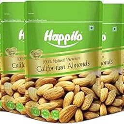 Happilo 100% Natural California Dried Almonds 200g Each (Pack of 5) | Premium Badam Giri | High in Fiber & Boost Immunity | Gluten Free & Real Nuts-image-26