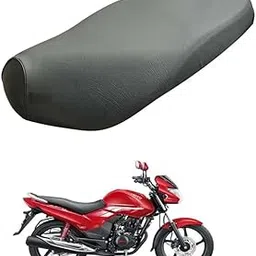 CARBOX Campatibal with [Hero Achiever] Bike Removable & Washable PU Leather Waterproof Single Bike Seat Cover for [Hero Achiever] (Black)-image-68