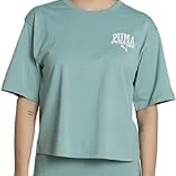 puma Women, CLASS Relaxed Crop Tee, Green Moon, M, (68503030)-picture-19