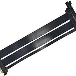 lilila-ree Riser Cable PCIe 4.0 x16 Riser Cable Flexible Cable Extension Port Adapters GPU High Speed Vertical Mount Gaming PCI Express Gen4 Riser Cable 20cm/7.87in Straight (180°)-image-61