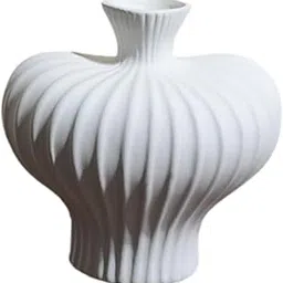 FABLOFT® Modern Art Flower Artwork Home Decoration for Office Entrance Bookshelf White-picture-23