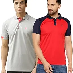 eppe Dryfit Micro Polyester Polo Neck Regular Fit Half Sleeves Casual Sports wear T-Shirt for Men-picture-46