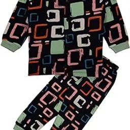 3bros Kids' Pura Cotton Full Sleeves Casual T-shirt & Pyjama Set | Clothing Combo Set for Baby Boys Girls-picture-34